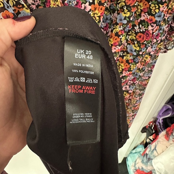 Long Tall Sally Multicolor Floral Long Sleeve Dress - Picture 6 of 6